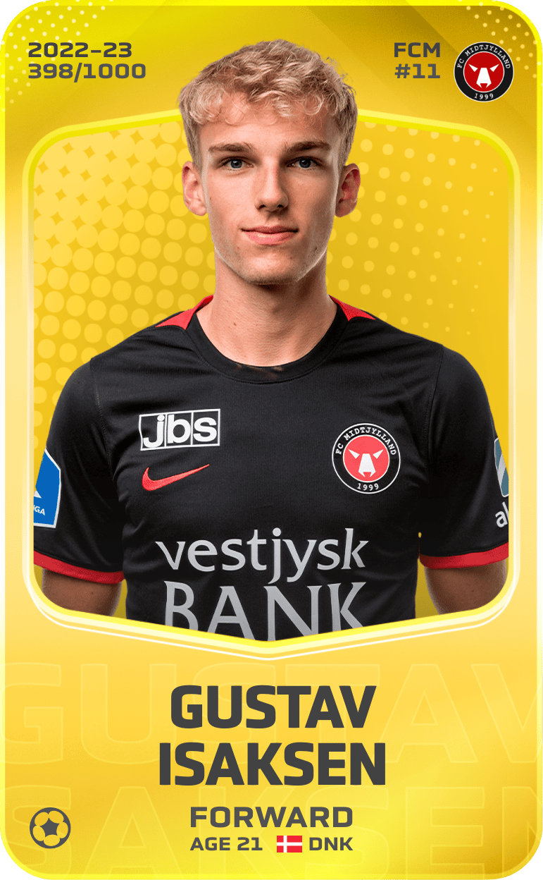 Gustav Isaksen 2022-23 • Limited 398/1000