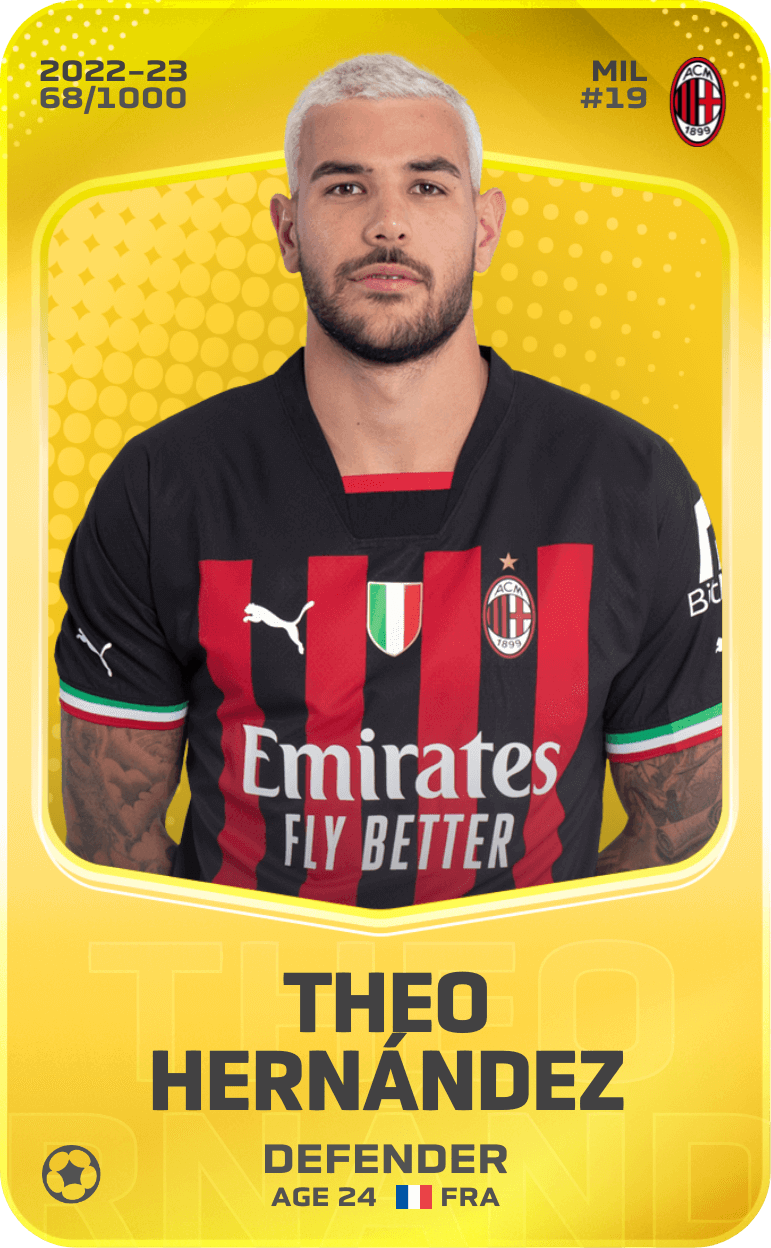 Theo Hernández 2022-23 • Limited 68/1000