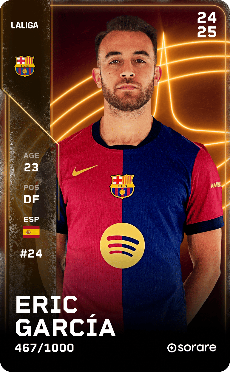 Eric García 2024-25 • Limited 467/1000