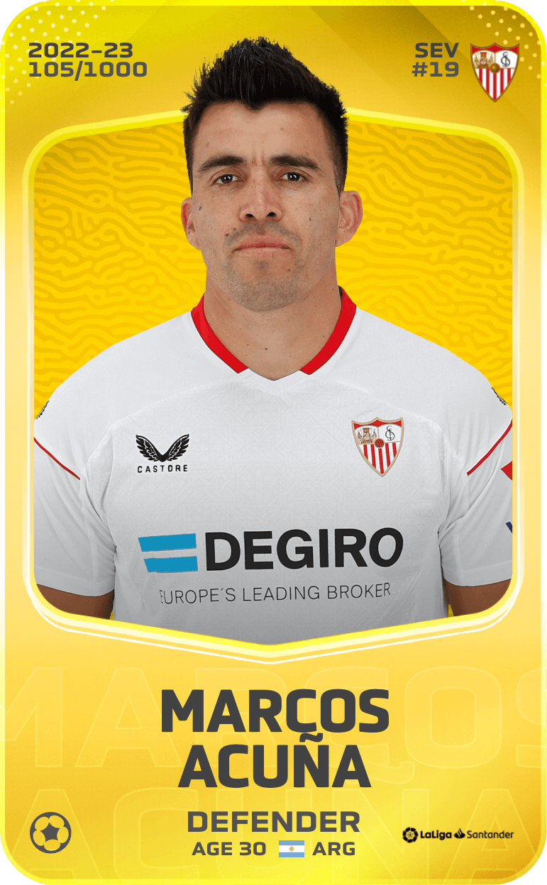 Marcos Acuña 2022-23 • Limited 105/1000