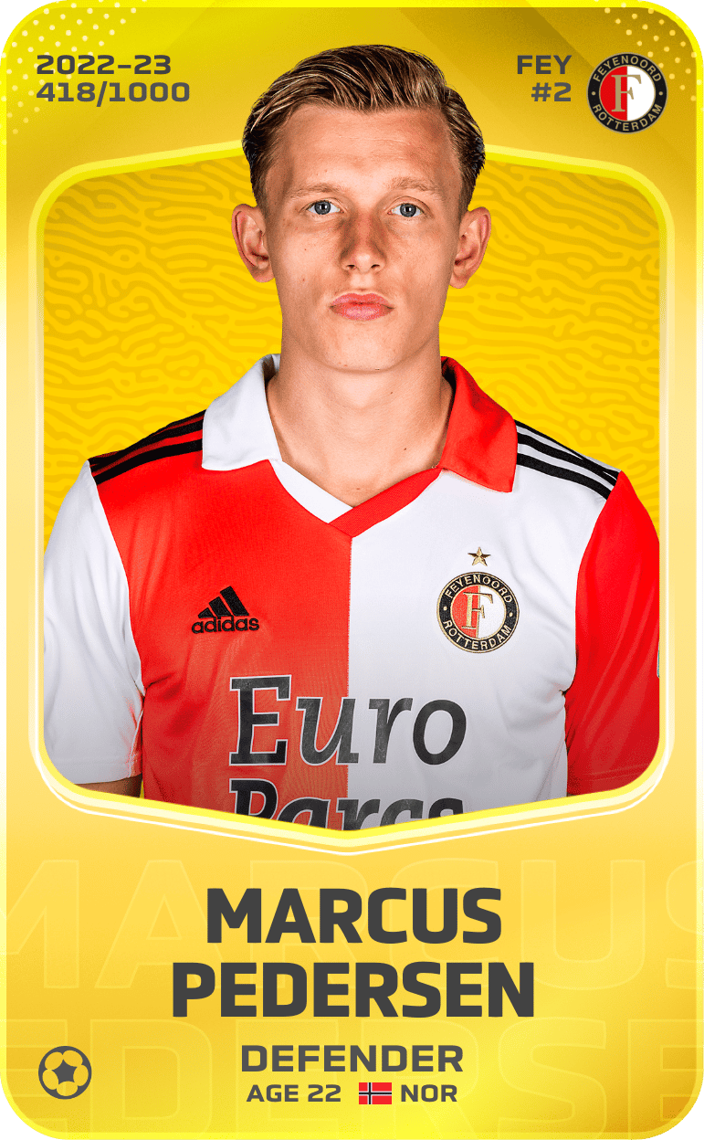 Marcus Pedersen 2022-23 • Limited 418/1000