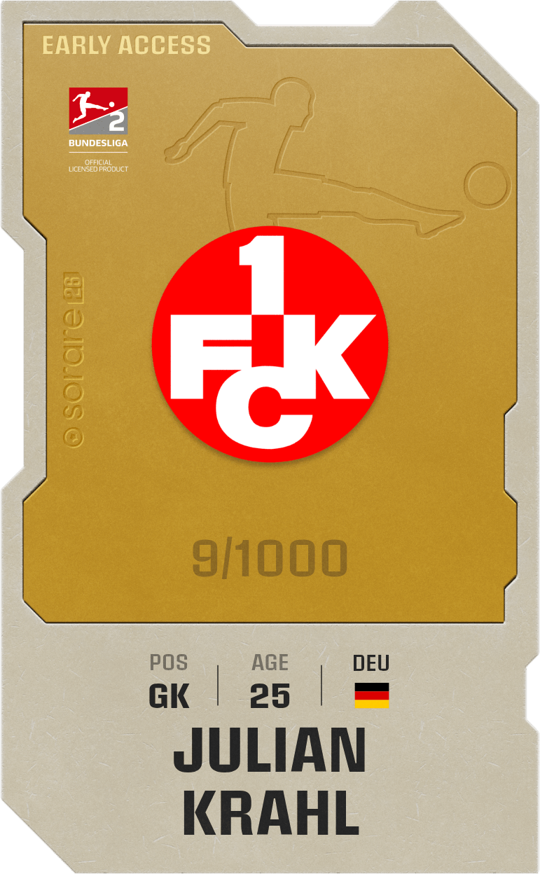Julian Krahl 2025-26 • Limited 9/1000