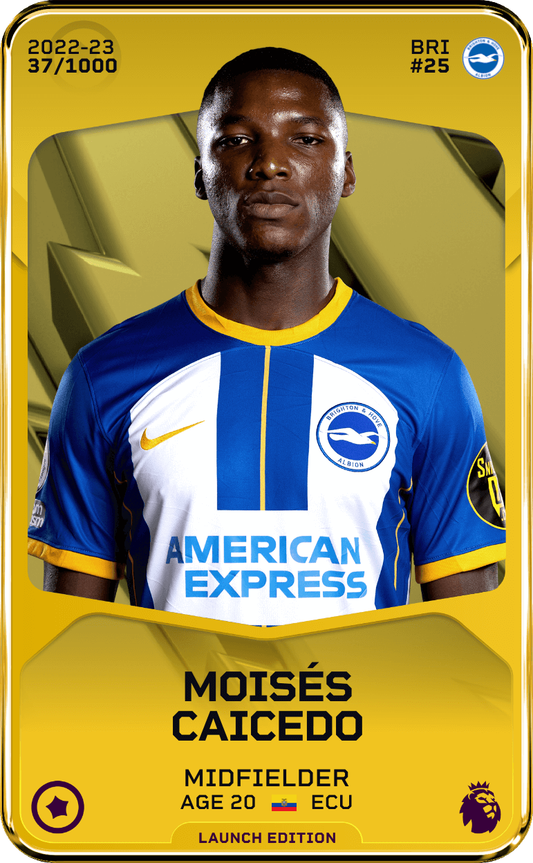 Moisés Caicedo 2022-23 • Limited 37/1000