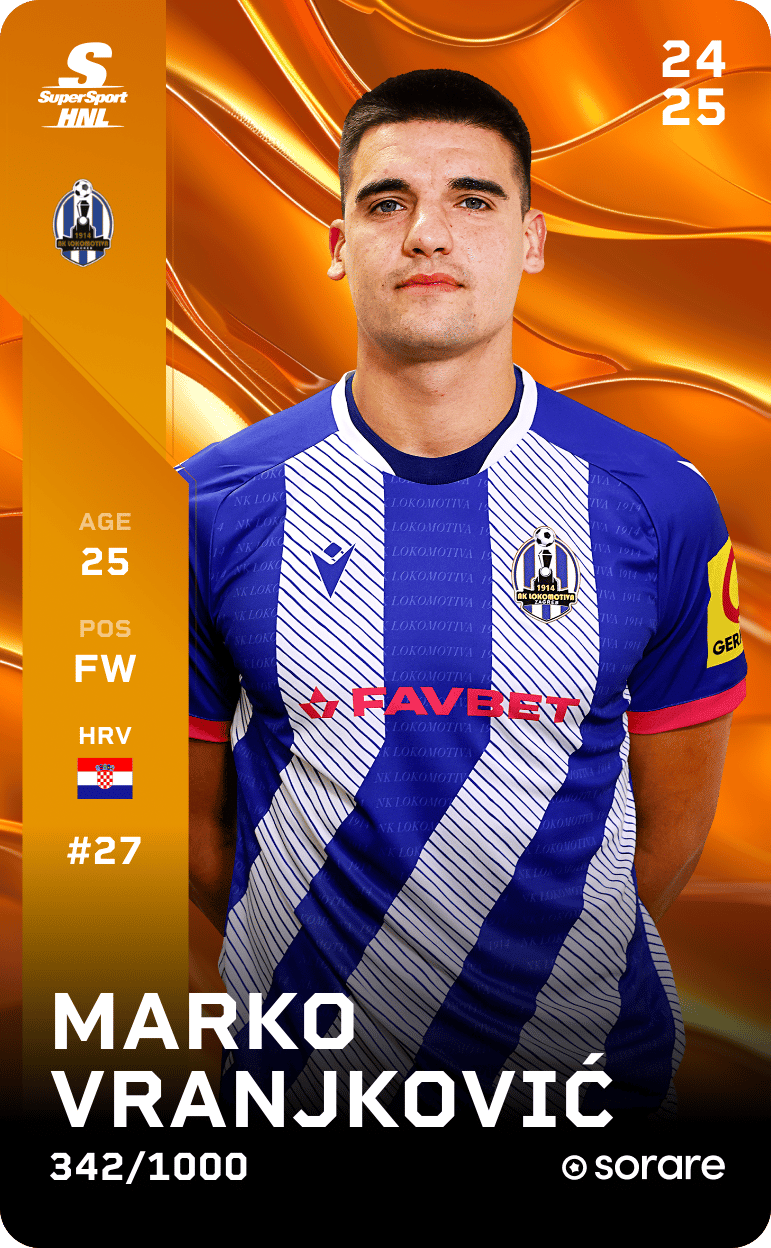 Marko Vranjković 2024-25 • Limited 342/1000