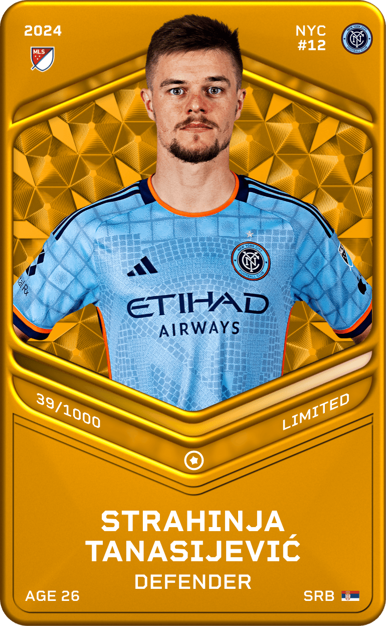 Strahinja Tanasijević 2024-25 • Limited 39/1000