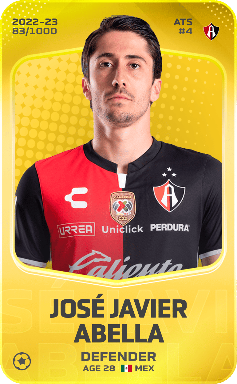 José Javier Abella 2022-23 • Limited 83/1000