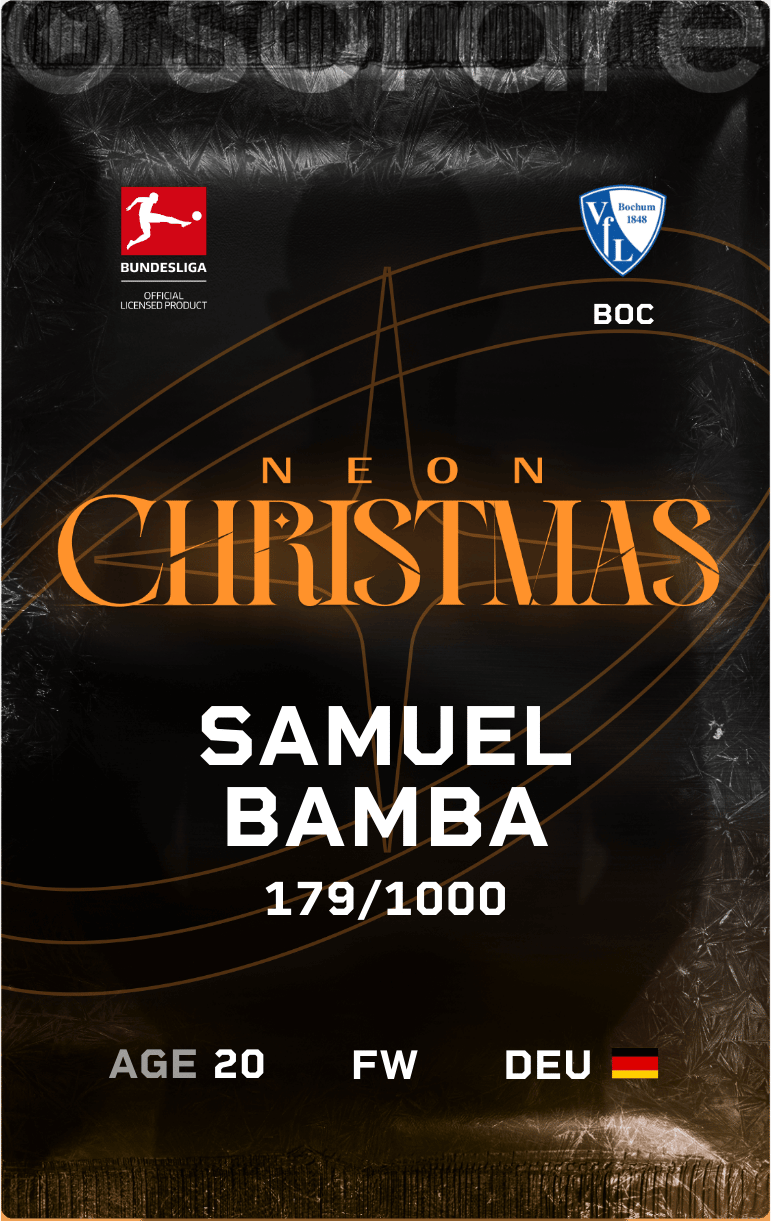 Samuel Bamba 2024-25 • Limited 179/1000