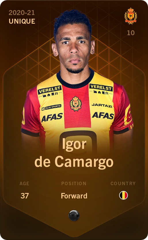Sorare - Sorare Official - Igor de Camargo 2020-21 • Unique - NFT # 39670292282768701504341356797444065513607763913596336612704241904983144405643