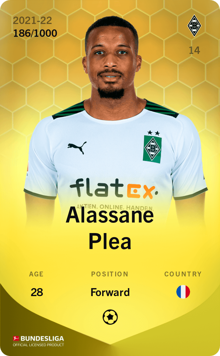 Alassane Plea 2021-22 • Limited 186/1000