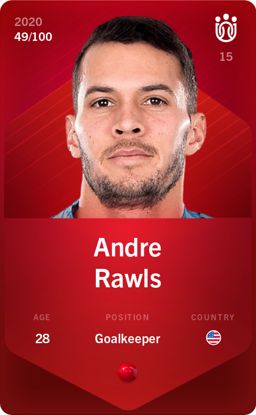 Sorare - Sorare Official - Andre Rawls 2020-21 • Rare 49/100 - NFT # 51394303701050091585933739601094365112184750896074677141185507509353602300817