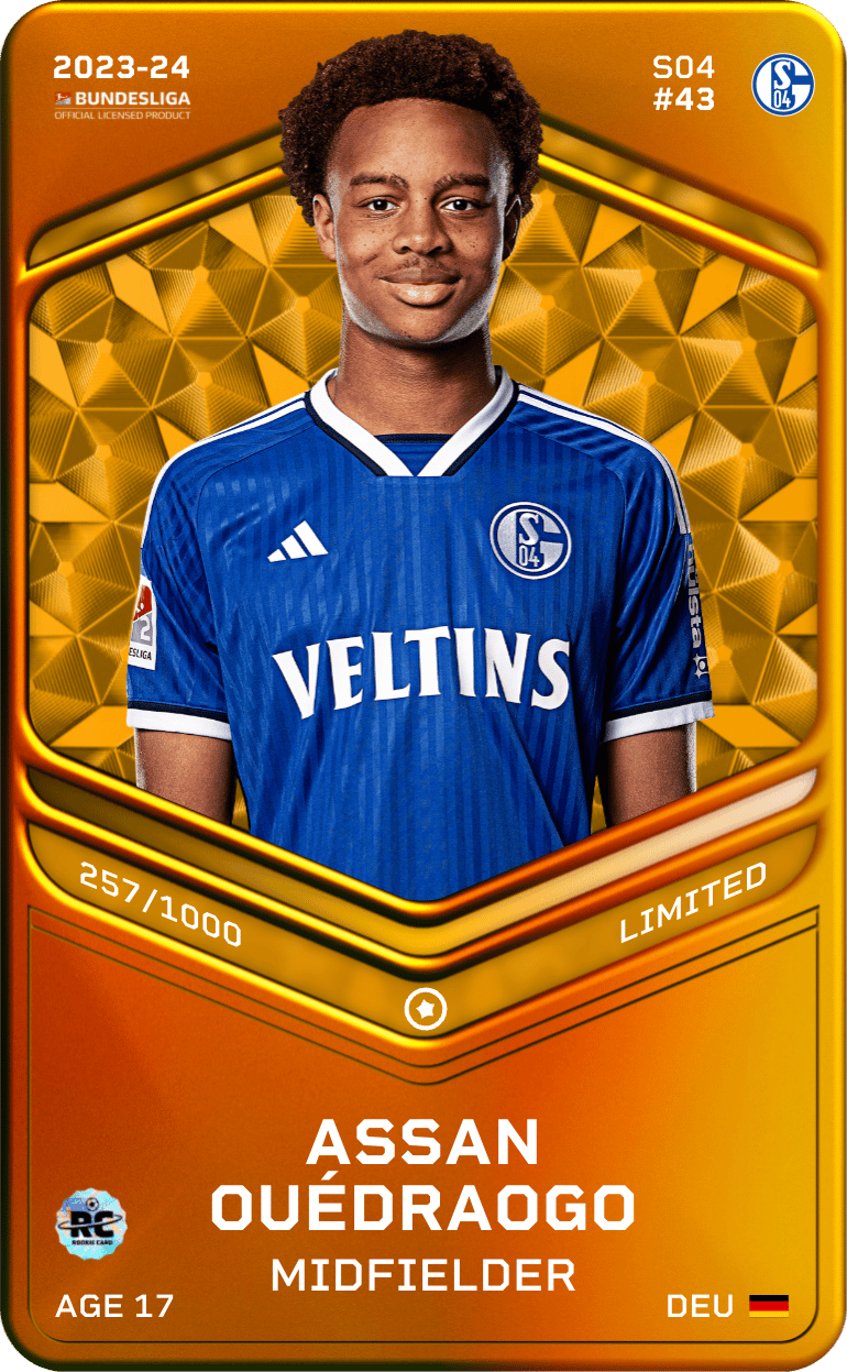 Assan Ouédraogo 2023-24 • Limited 257/1000