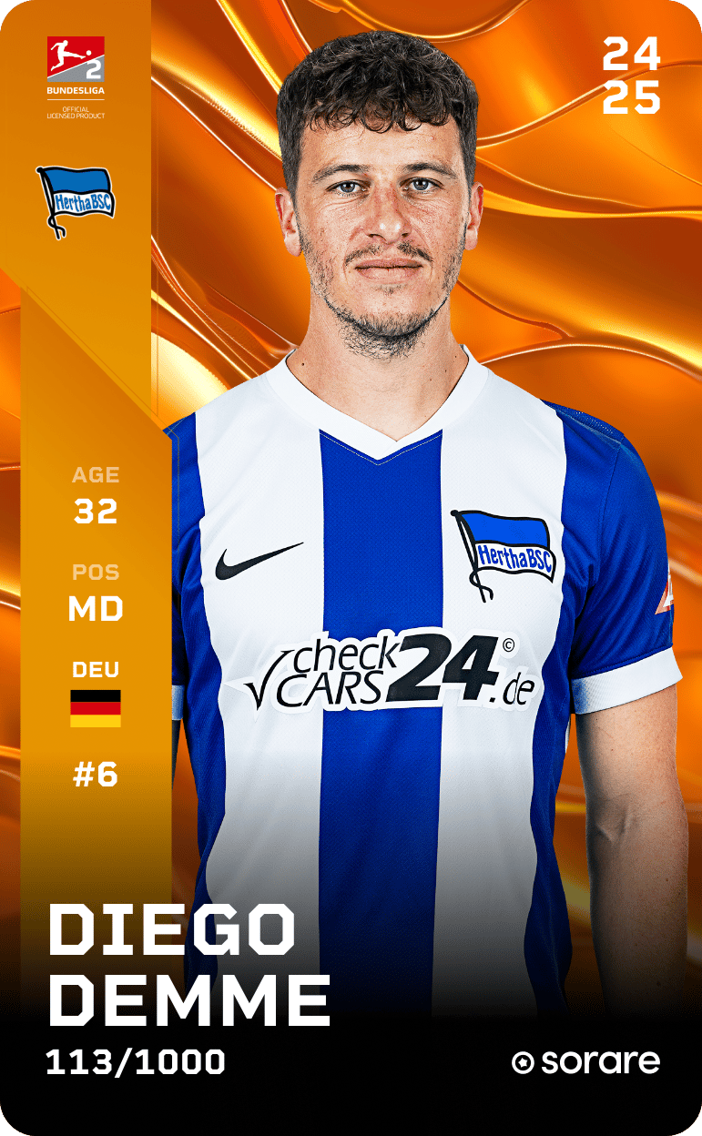Diego Demme 2024-25 • Limited 113/1000