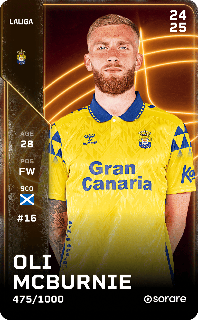 Oliver McBurnie 2024-25 • Limited 475/1000