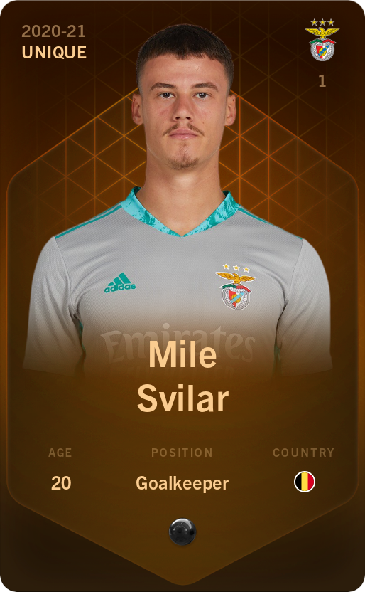 Sorare - Sorare Official - Mile Svilar 2020-21 • Unique - NFT # 1415118580849830426745264189351433782652886374838375916815668590419391209568