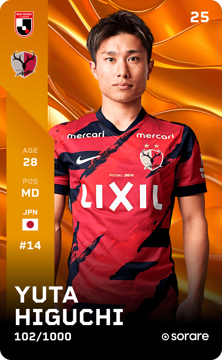 Yuta Higuchi 2025-26 • Limited 102/1000