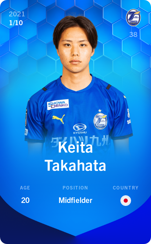 Sorare - Sorare Official - Keita Takahata 2021-22 • Super Rare 1/10 - NFT # 45373099653508586869818518185221168282610600624783689998567406153847561732499