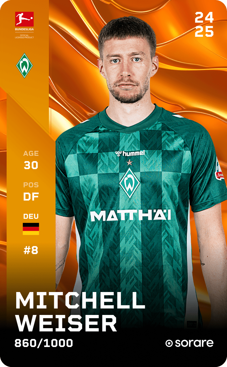 Mitchell Weiser 2024-25 • Limited 860/1000