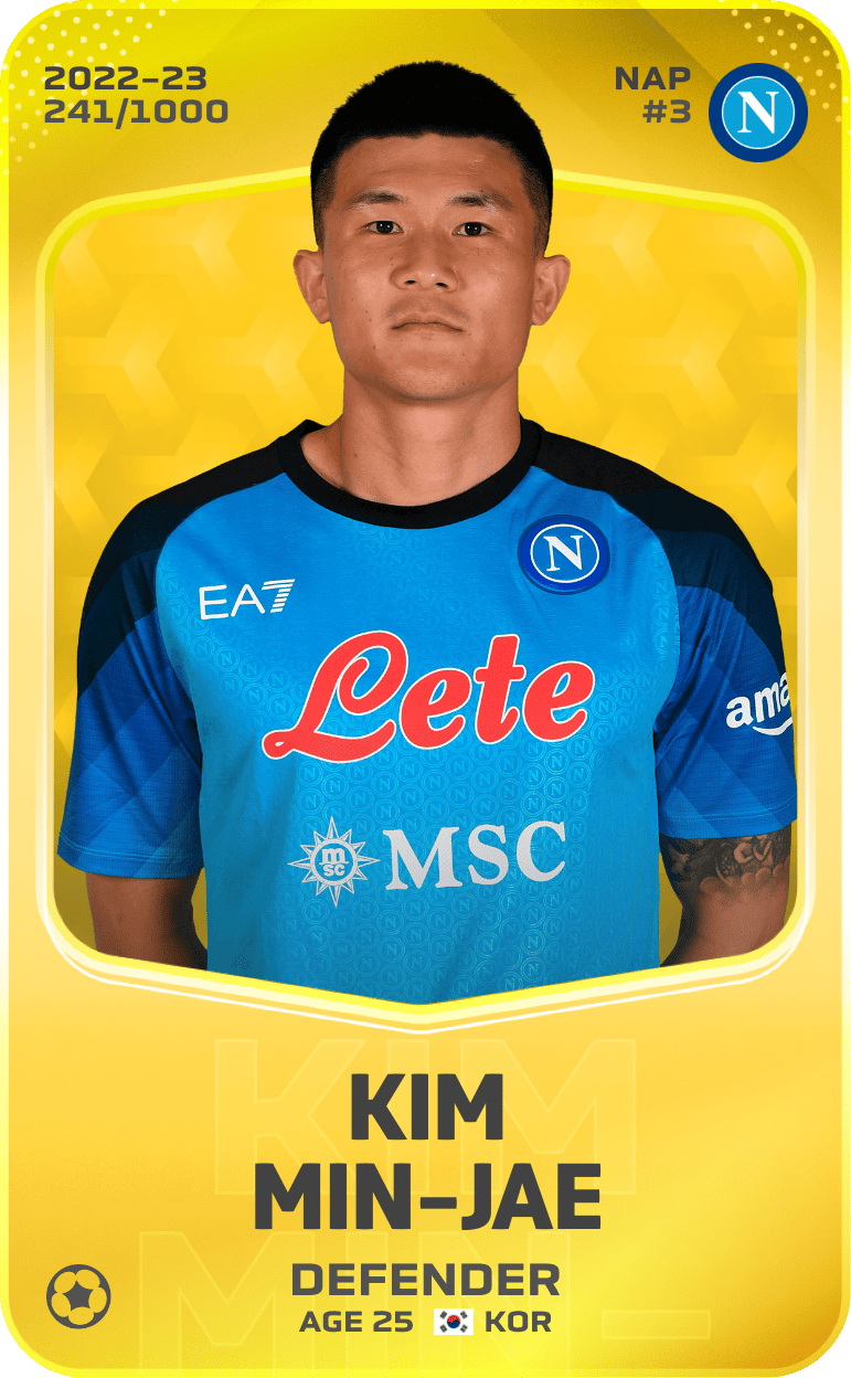 Kim Min-Jae 2022-23 • Limited 241/1000