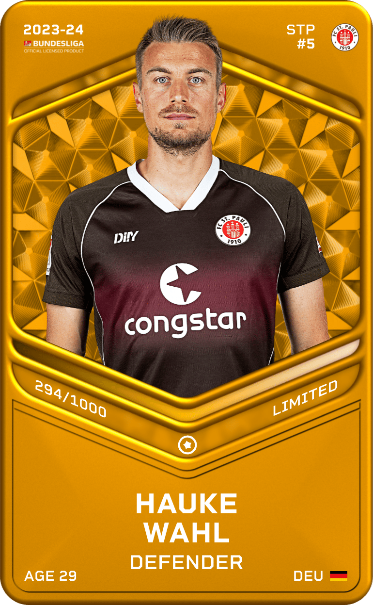 Hauke Wahl 2023-24 • Limited 294/1000