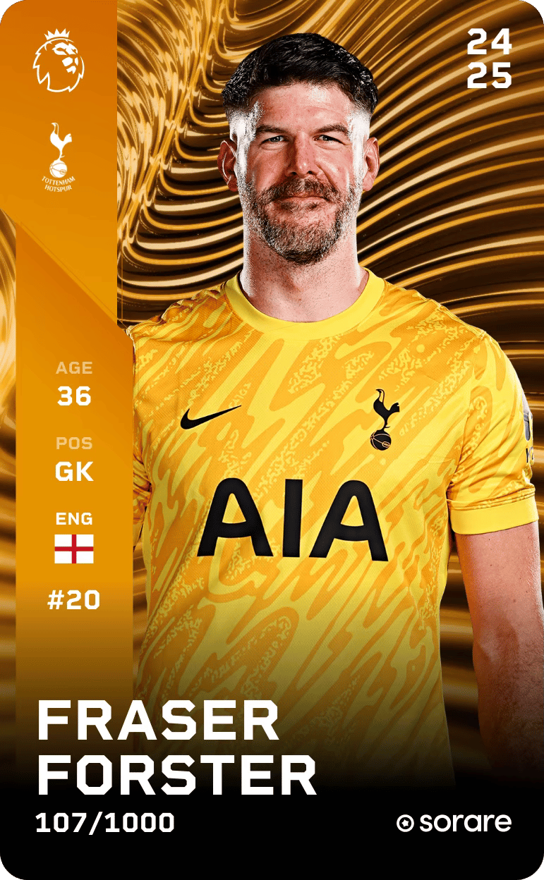 Fraser Forster 2024-25 • Limited 107/1000