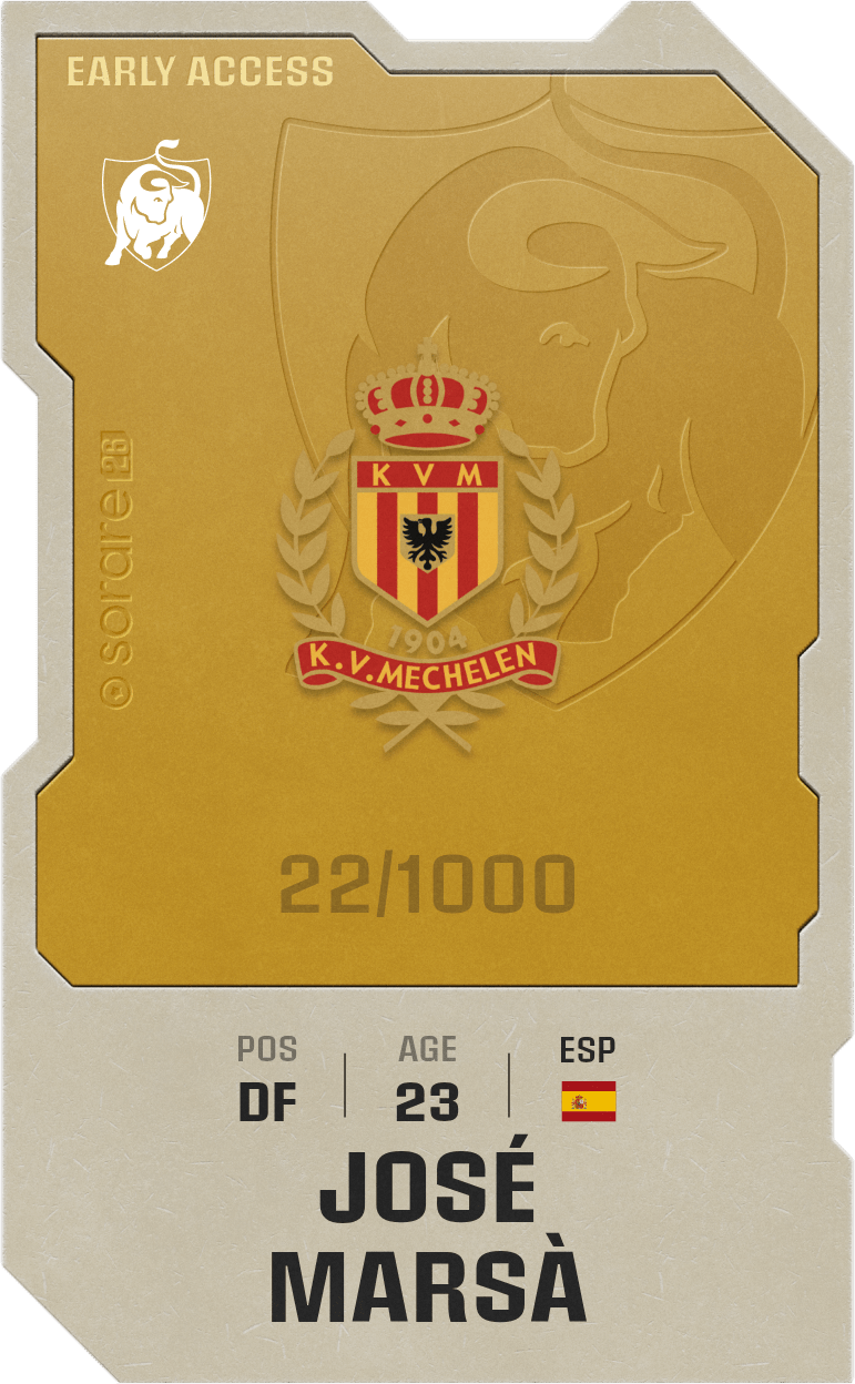 José Marsà 2025-26 • Limited 22/1000