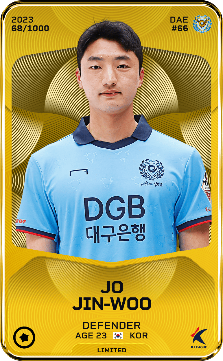Jo Jin-woo 2023-24 • Limited 68/1000