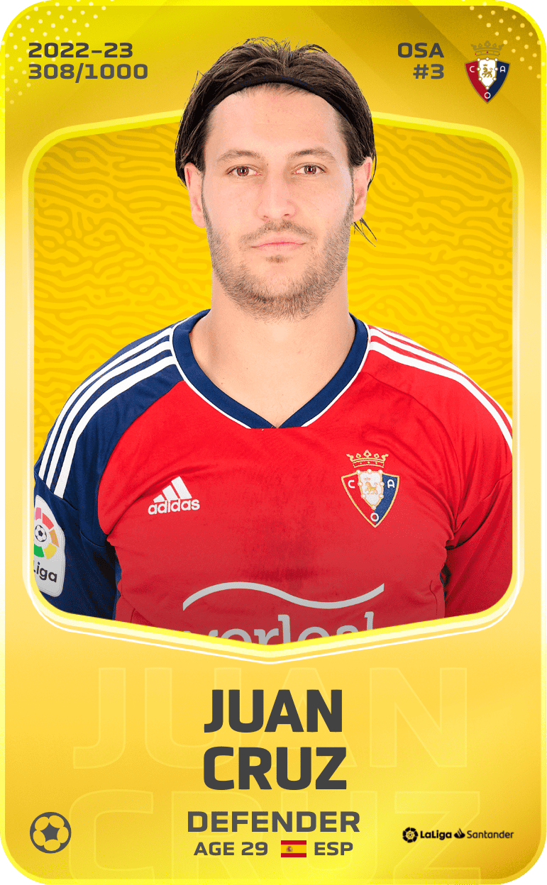 Juan Cruz 2022-23 • Limited 308/1000