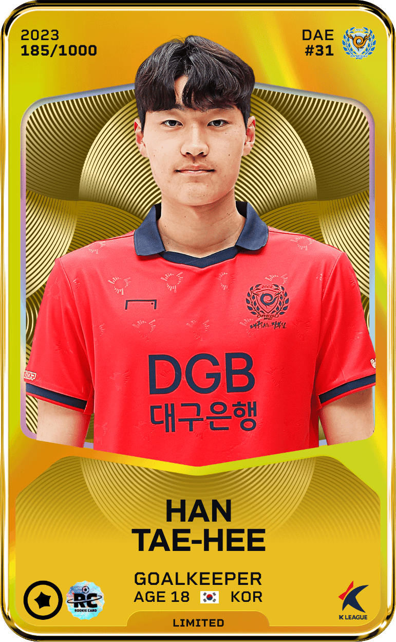 Han Tae-Hee 2023-24 • Limited 185/1000