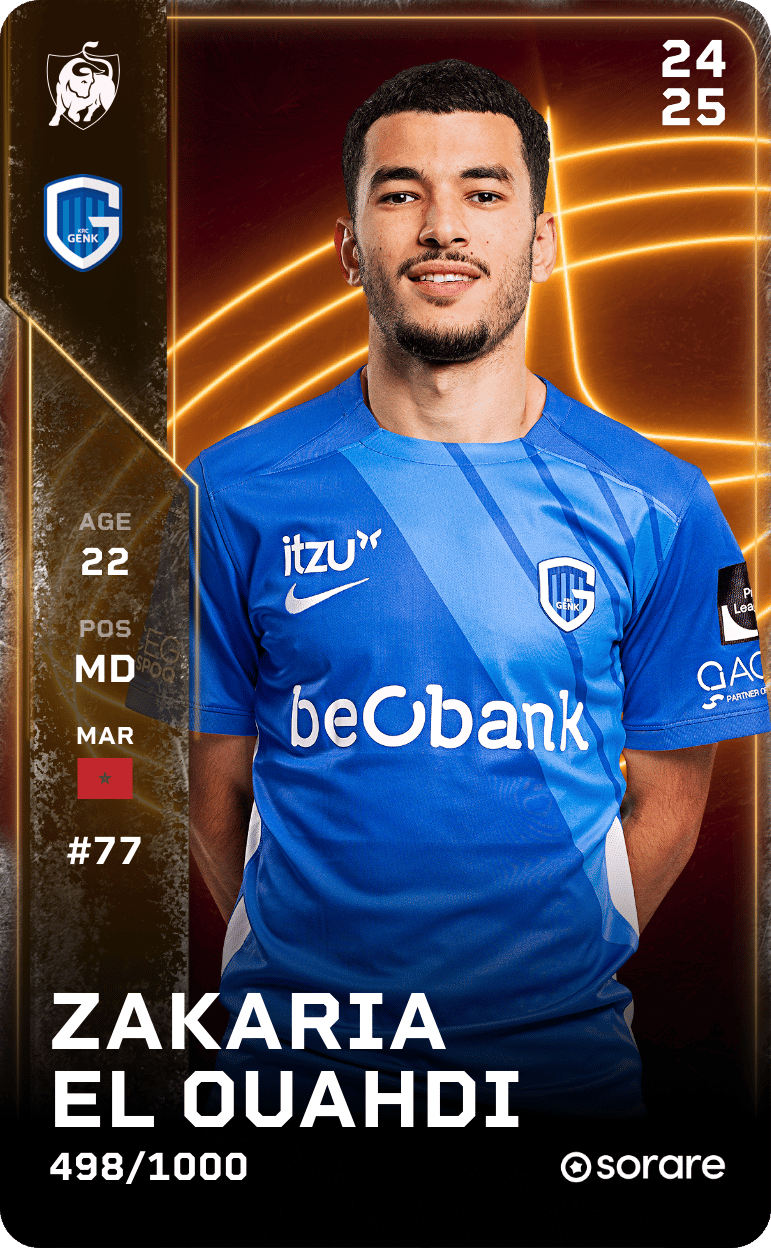 Zakaria El Ouahdi 2024-25 • Limited 498/1000