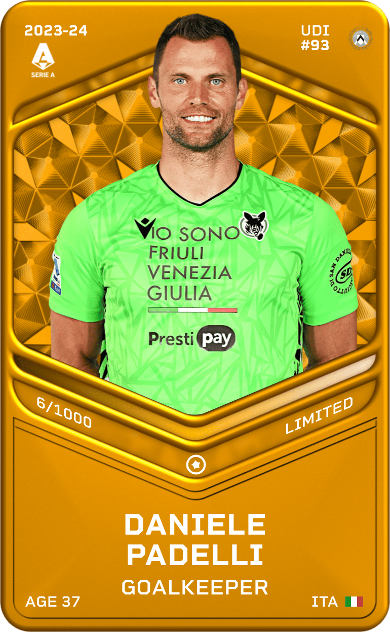 Daniele Padelli 2023-24 • Limited 6/1000