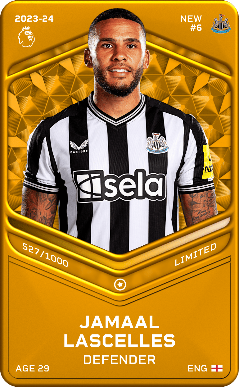 Jamaal Lascelles 2023-24 • Limited 527/1000