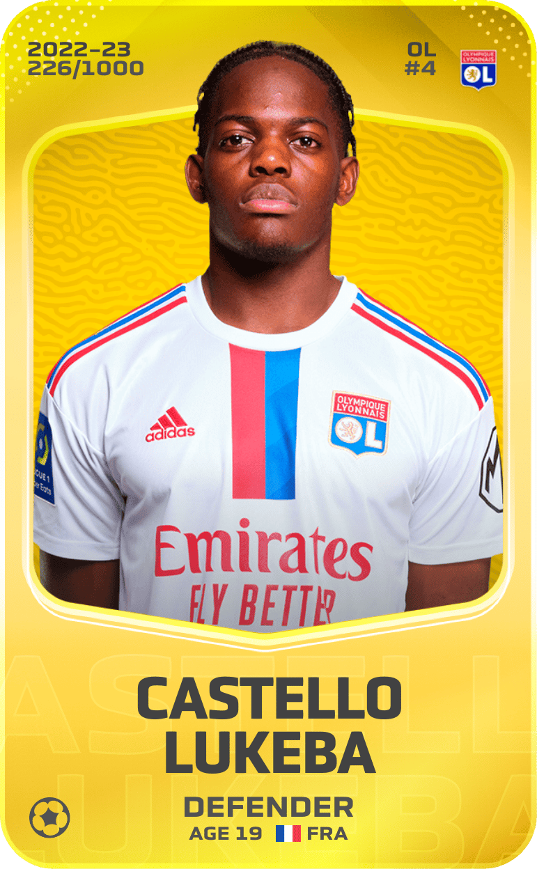 Castello Lukeba 2022-23 • Limited 226/1000