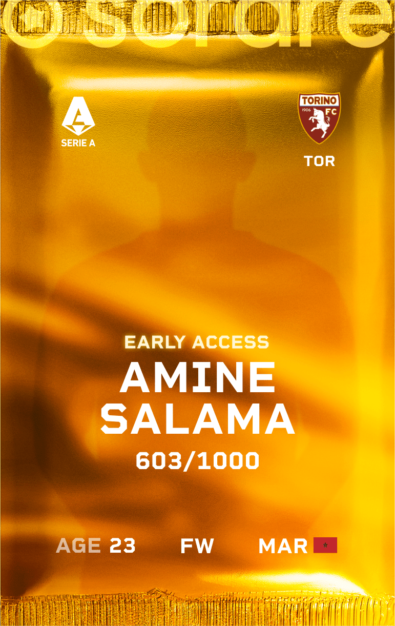 Amine Salama 2024-25 • Limited 603/1000