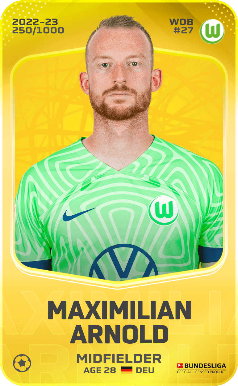 Maximilian Arnold 2022-23 • Limited 250/1000
