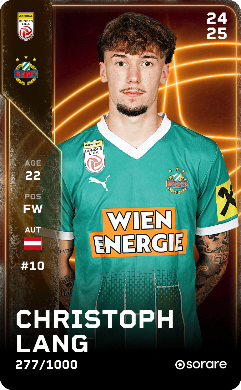 Christoph Lang 2024-25 • Limited 277/1000