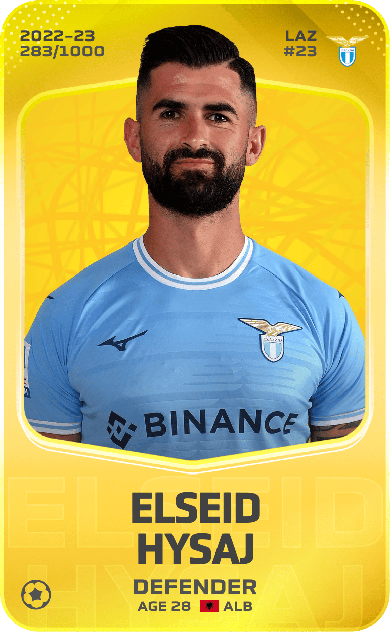Elseid Hysaj 2022-23 • Limited 283/1000