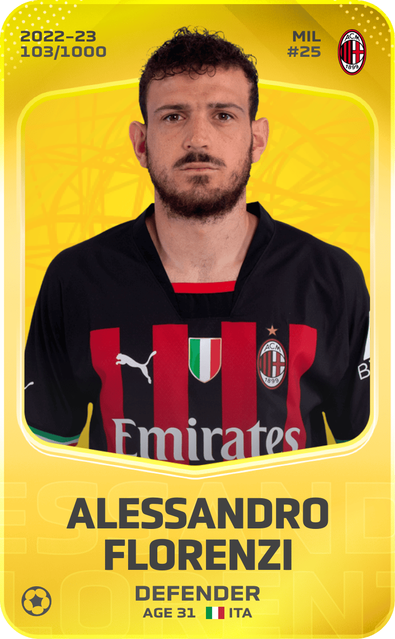 Alessandro Florenzi 2022-23 • Limited 103/1000