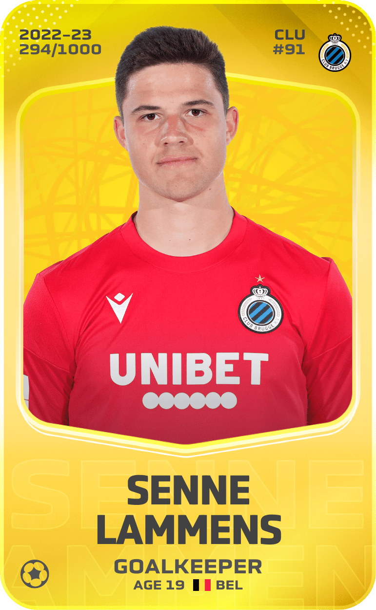 Senne Lammens 2022-23 • Limited 294/1000