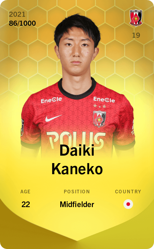 Daiki Kaneko 2021-22 • Limited 86/1000