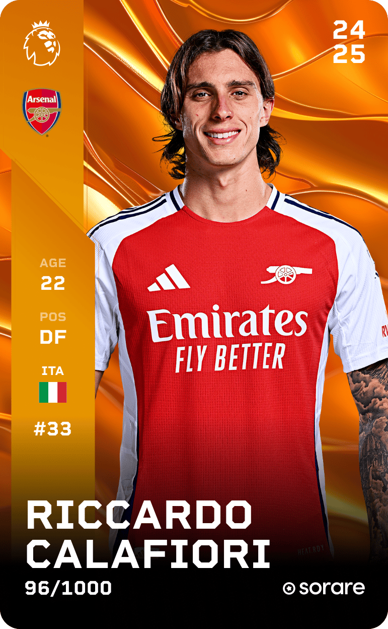 Riccardo Calafiori 2024-25 • Limited 96/1000