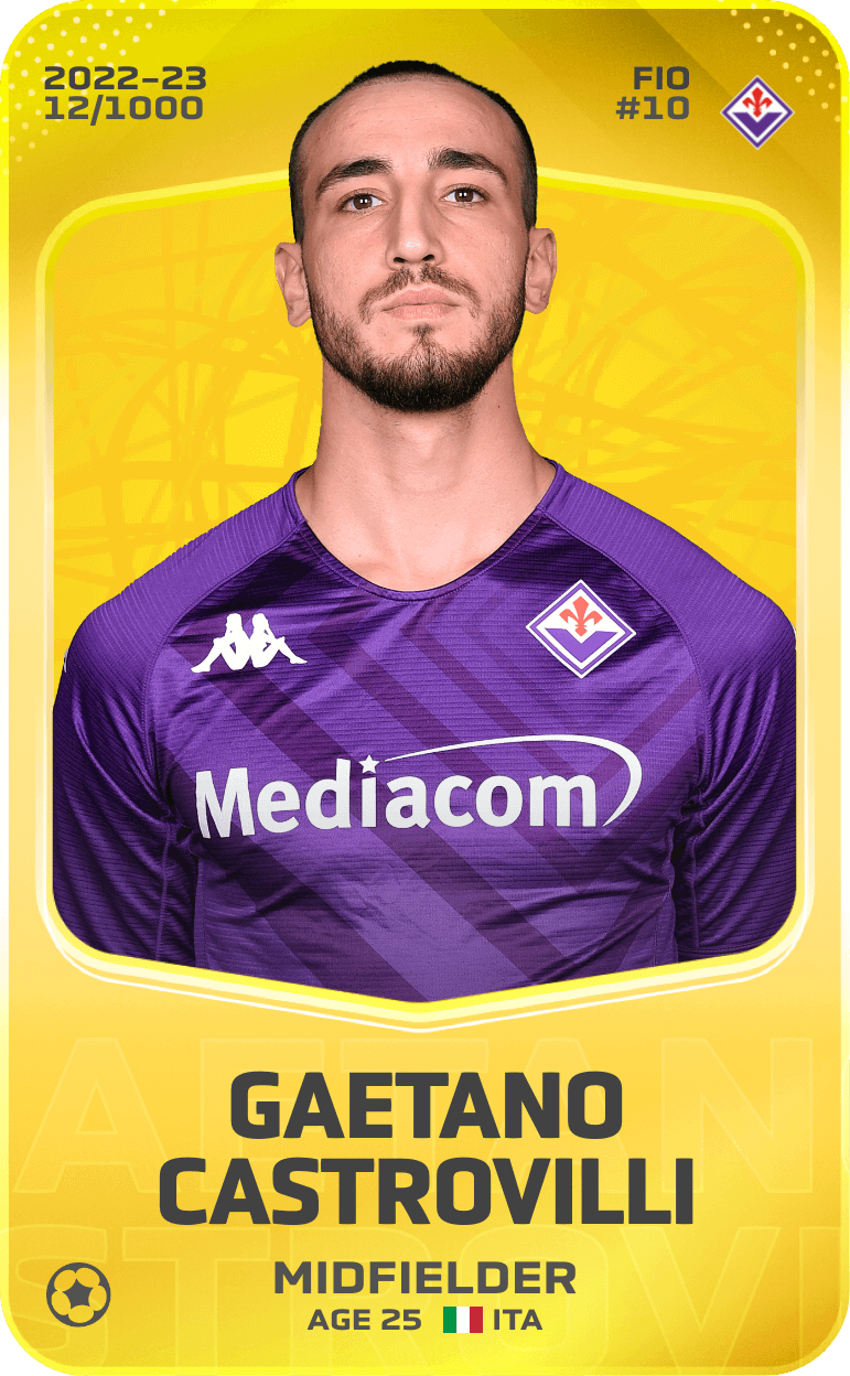 Gaetano Castrovilli 2022-23 • Limited 12/1000