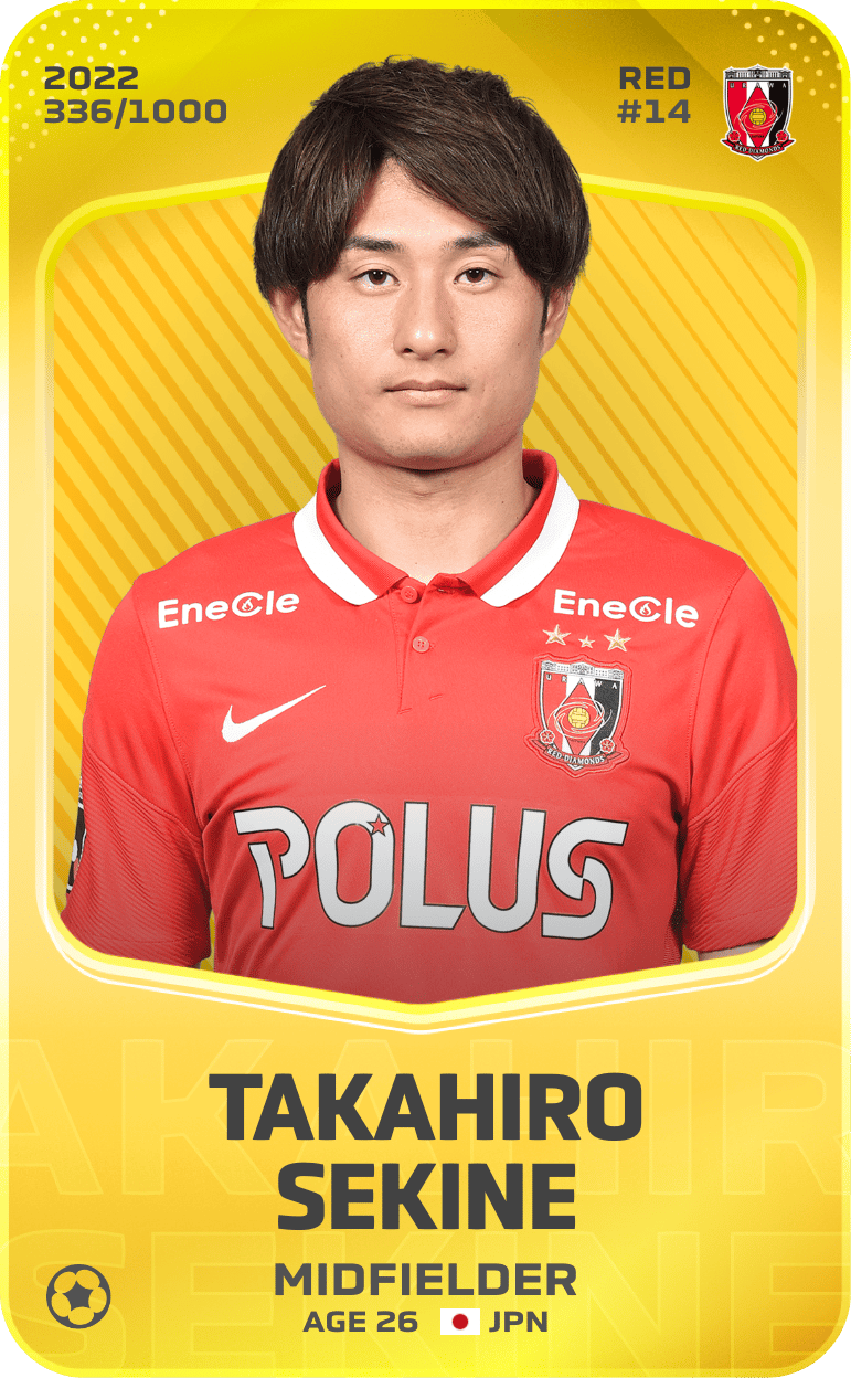 Takahiro Sekine 2022-23 • Limited 336/1000