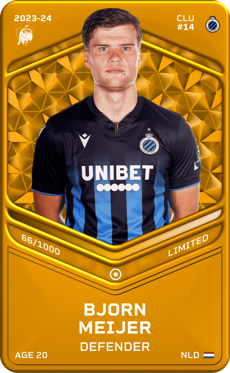 Bjorn Meijer 2023-24 • Limited 66/1000