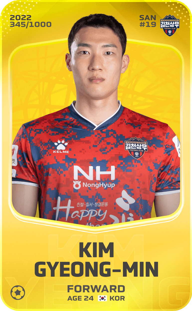 Kim Gyeong-Min 2022-23 • Limited 345/1000