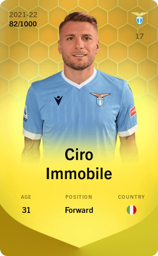 Ciro Immobile 2021-22 • Limited 82/1000