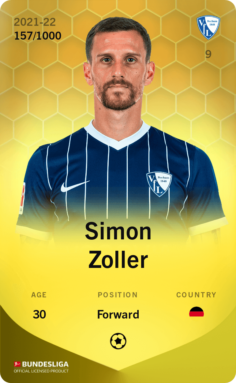 Simon Zoller 2021-22 • Limited 157/1000