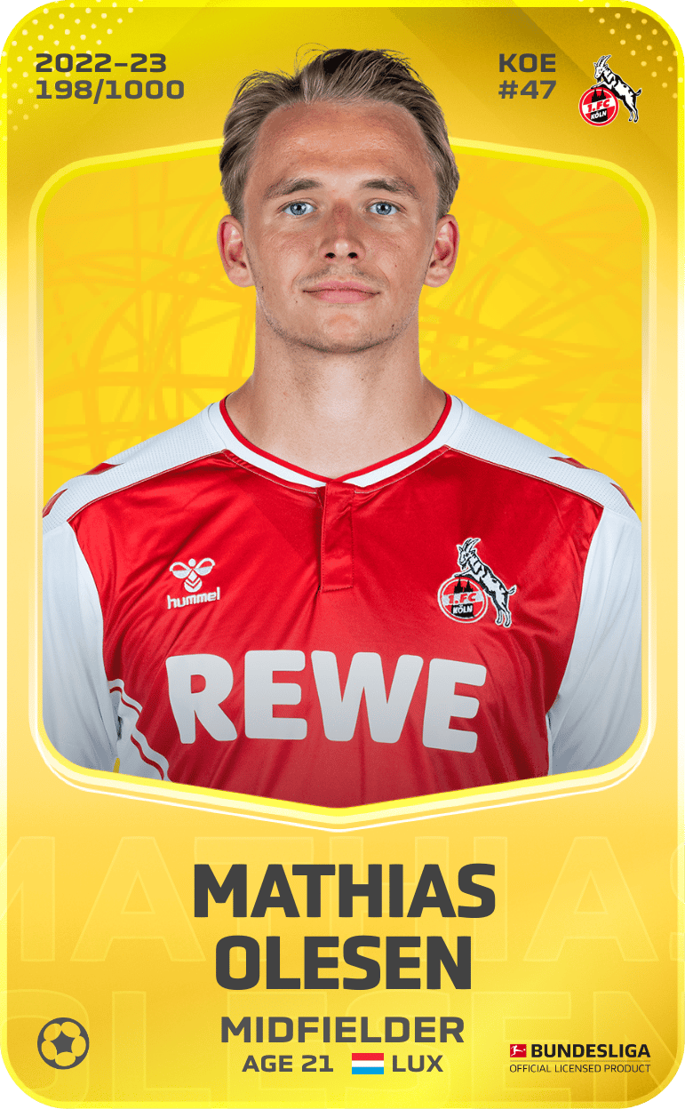 Mathias Olesen 2022-23 • Limited 198/1000