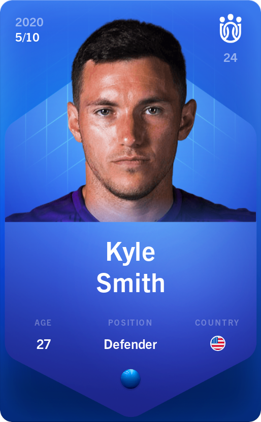 Sorare - Sorare Official - Kyle Smith 2020-21 • Super Rare 5/10 - NFT # 55729633879498452949433830001954135902235093118210627364989841272078491604833