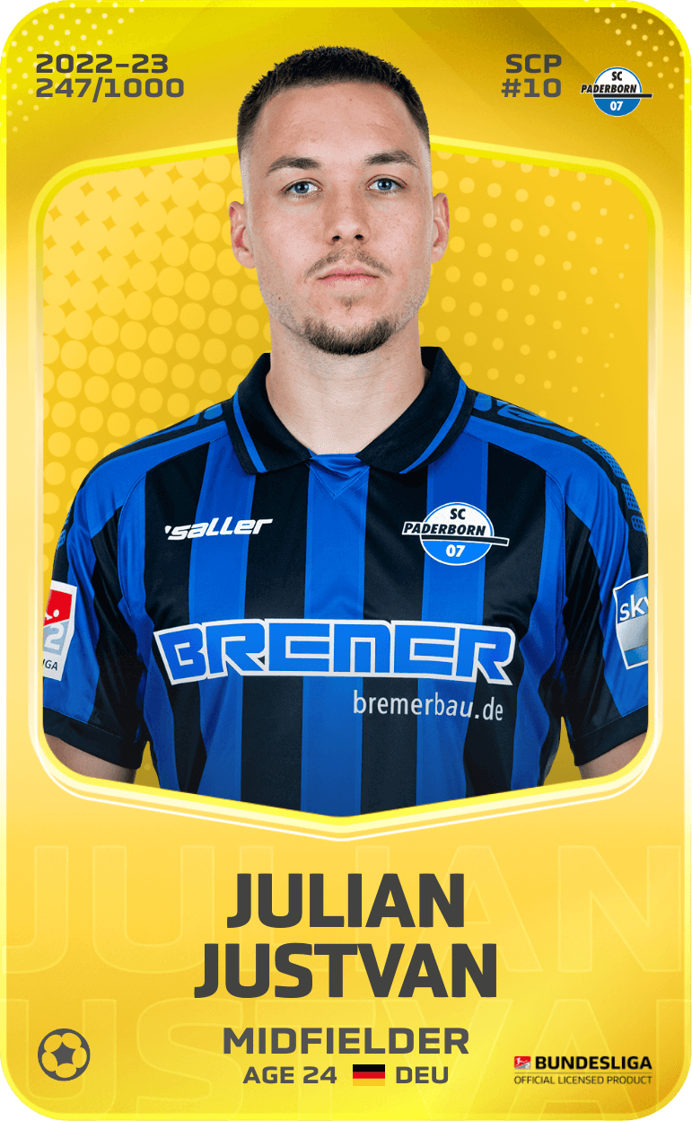 Julian Justvan 2022-23 • Limited 247/1000