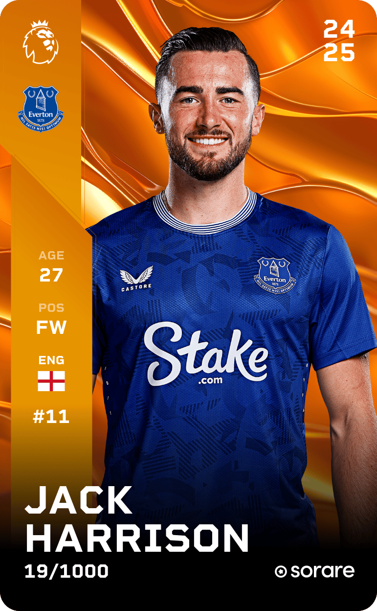 Jack Harrison 2024-25 • Limited 19/1000
